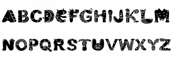 Play Toon Personal Use フォント 大文字