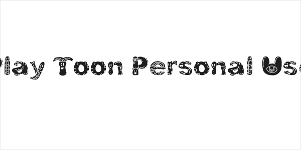 Play Toon Personal Use Logo