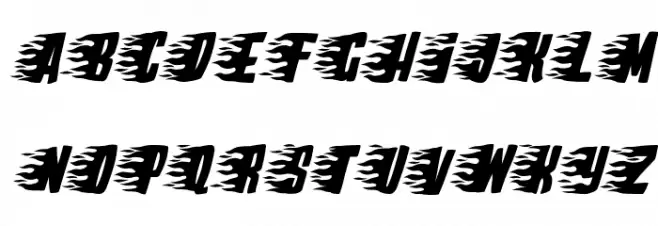 Play With Fire Font Litere mari