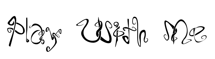 Play With Me  font caratteri gratis