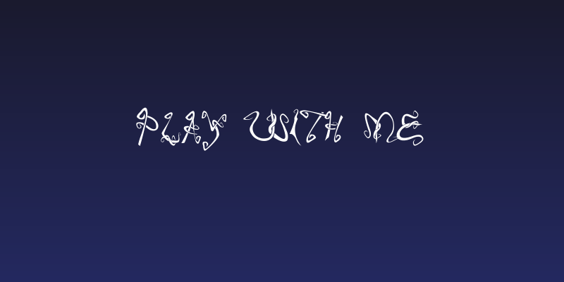 Play With Me Social Header