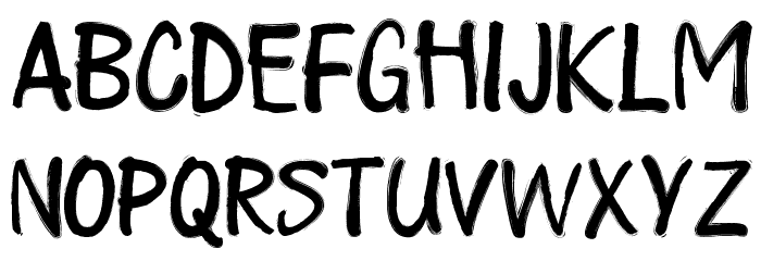 Play all day Regular Font LOWERCASE