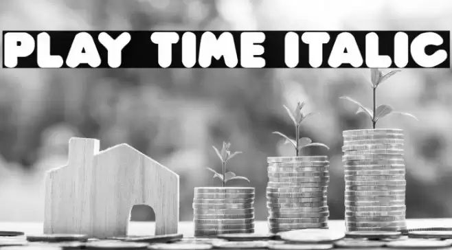 Play time Italic Font examples