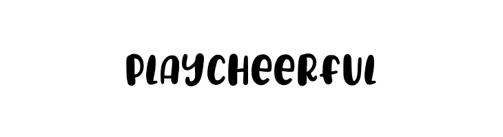 PlayCheerful  Frei Schriftart Herunterladen