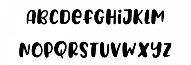 PlayCheerful 字体 大写