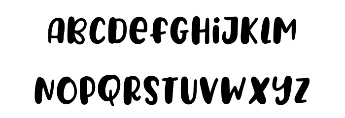PlayCheerful Font LOWERCASE