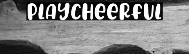 PlayCheerful Font examples