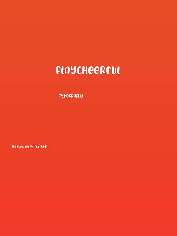 PlayCheerful Poster