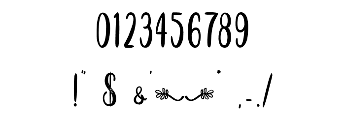 PlayDay-PersonalUse Font OTHER CHARS
