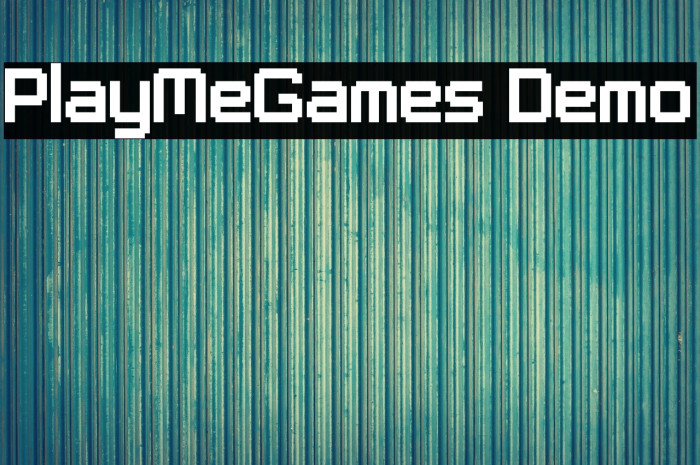 PlayMeGames Demo Example 3