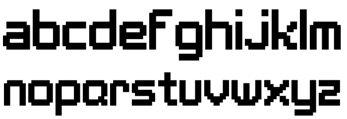 PlayMeGames Demo Font LOWERCASE