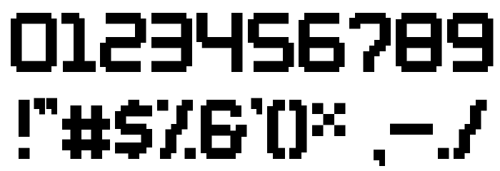 PlayMeGames Reguler Font OTHER CHARS