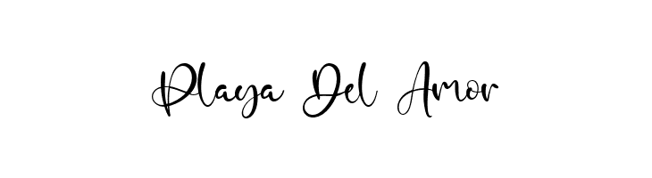 Playa Del Amor  免费字体下载