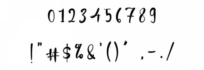 Playa Del Amor Font OTHER CHARS