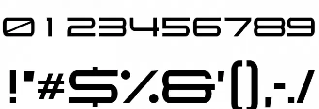 Playa Extended Light Font OTHER CHARS