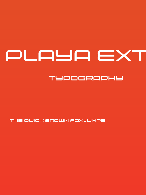 Playa Extended Light Poster