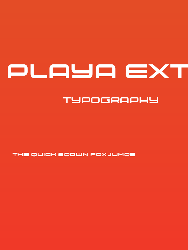 Playa Extended Regular Poster