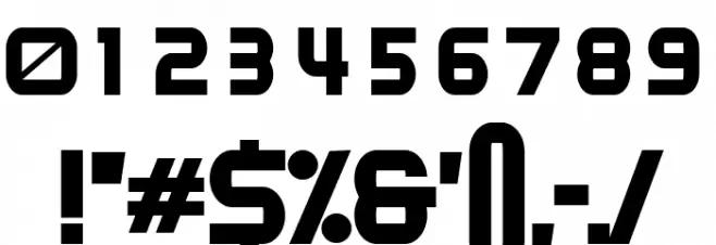 Playa Regular Font OTHER CHARS