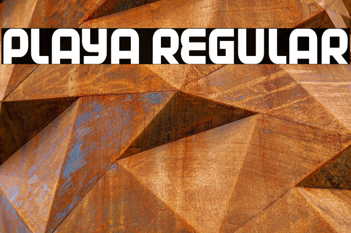 Playa Regular Example 3