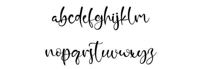 PlayaDelAmor Font LOWERCASE