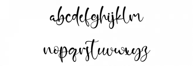 PlayaDelAmor Font LOWERCASE