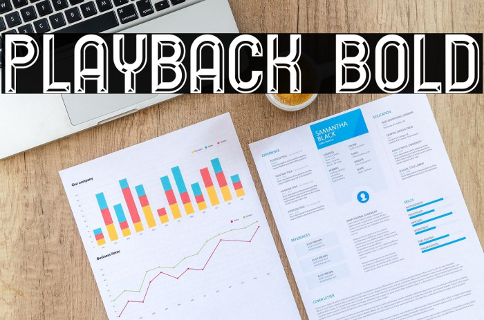 Playback Bold Font examples
