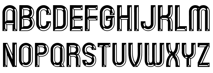 Playback Bold Font LOWERCASE