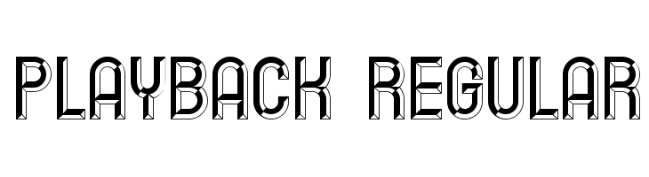 Playback Regular  لخطوط تنزيل