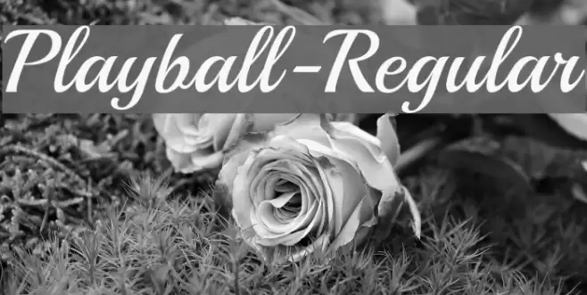 Playball-Regular Font examples