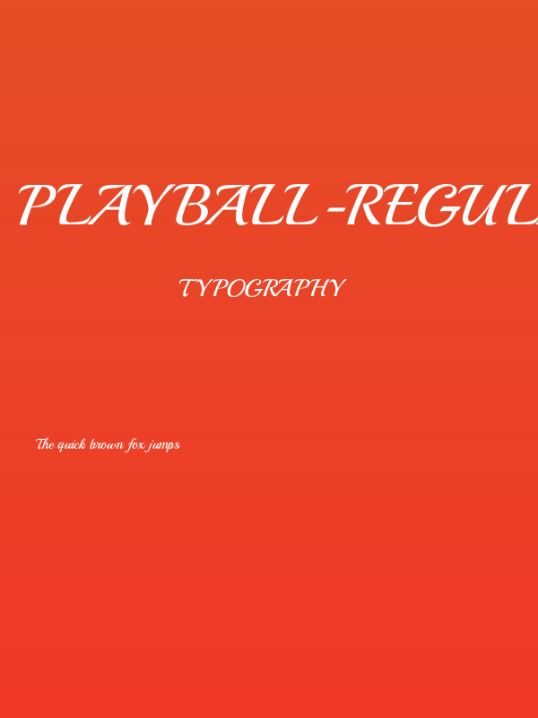 Playball-Regular Poster