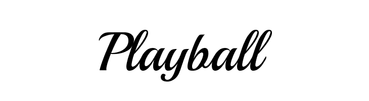 Az oldalon használható betűtípusok Playball