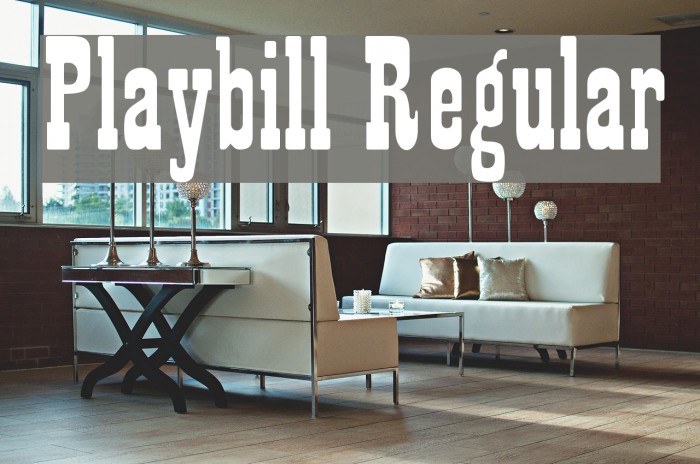 Playbill Regular Example 1