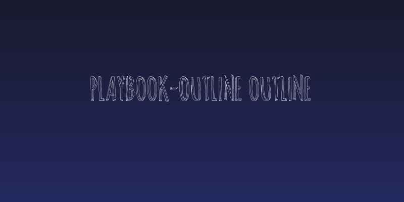 Playbook-Outline Outline Social Header