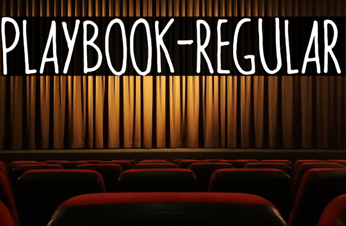Playbook-Regular Font examples