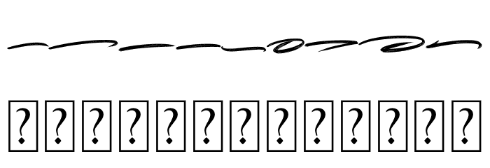 Playbrush Swash Font LOWERCASE