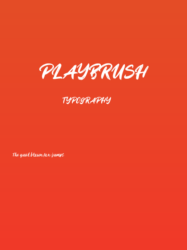 Playbrush Poster