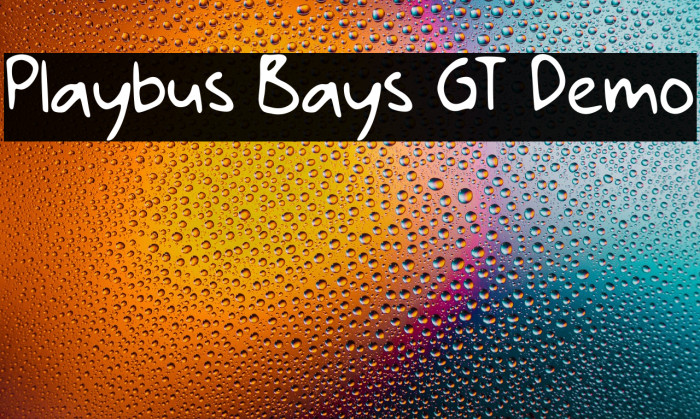 Playbus Bays GT Demo Example 1