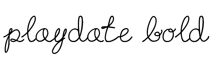 Playdate Bold Font