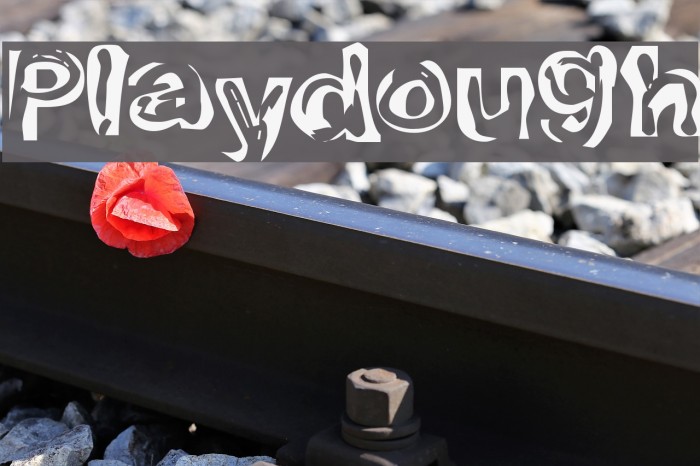 Playdough Font examples