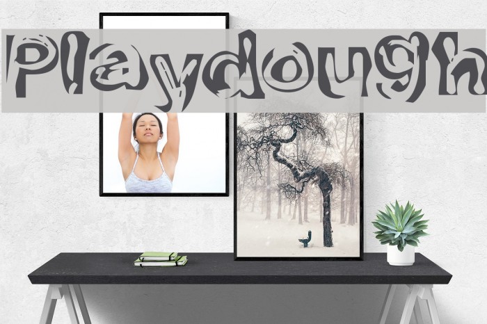 Playdough Font examples