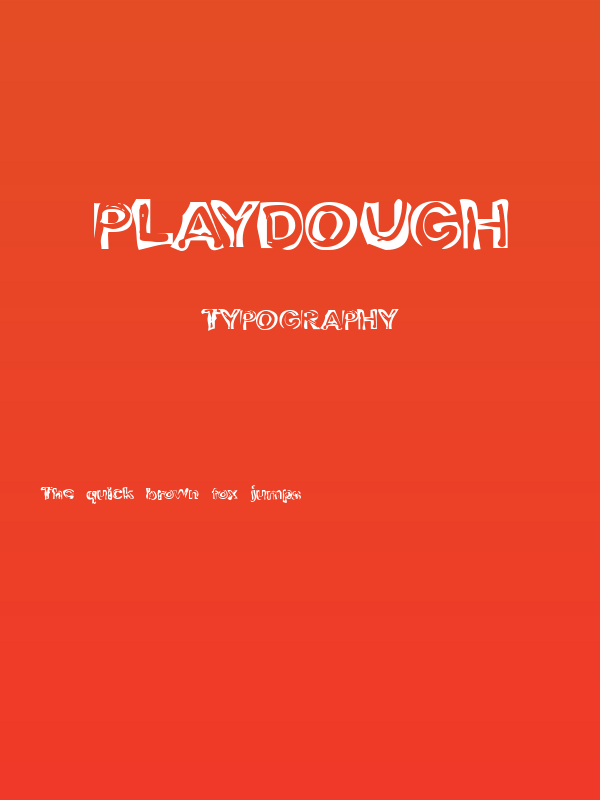 Playdough Poster