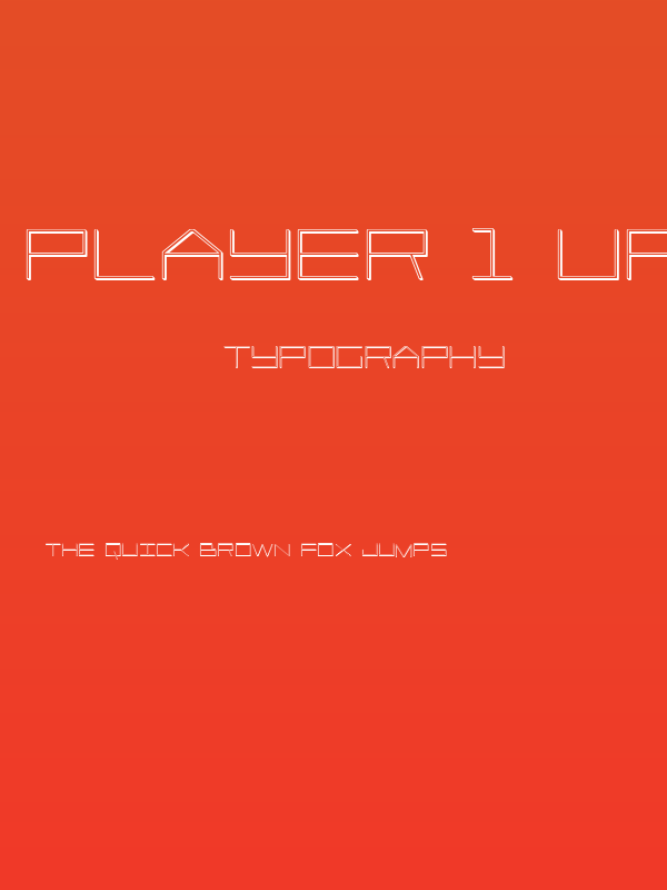 Player 1 Up 3D Regular Poster