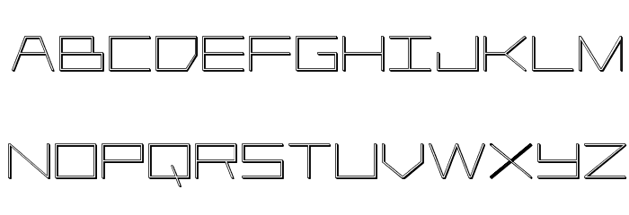 Player 1 Up 3D Regular Font LOWERCASE