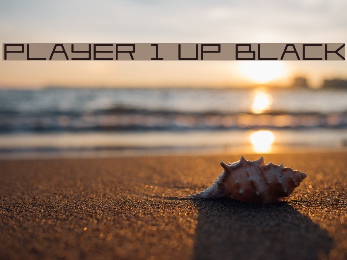 Player 1 Up Black Example 1