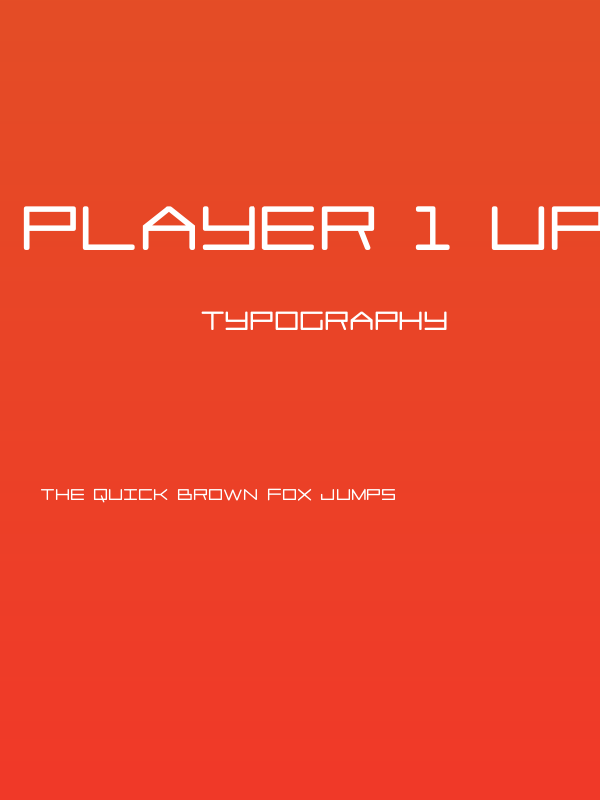 Player 1 Up Black Poster