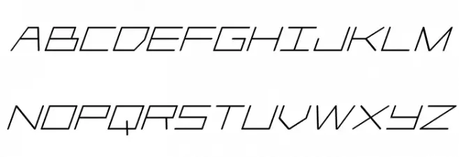 Player 1 Up Bold Italic फ़ॉन्ट लोअरकेस