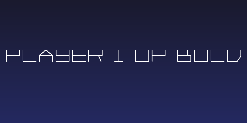 Player 1 Up Bold Social Header