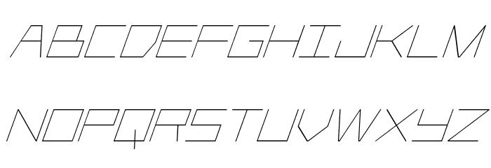 Player 1 Up Condensed Italic Font LOWERCASE