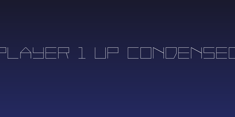 Player 1 Up Condensed Social Header
