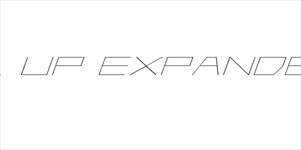 Player 1 Up Expanded Italic Logo